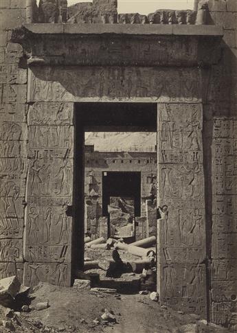 FRANCIS FRITH (1822-1898) Group of 5 photographs, comprising 4 of Egypt and and one of Ethiopia.